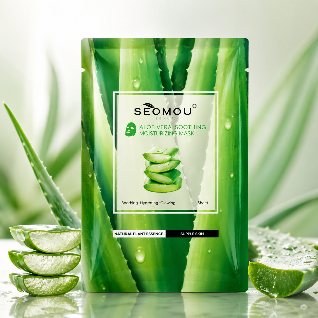 Aloe Vera Glow Maske