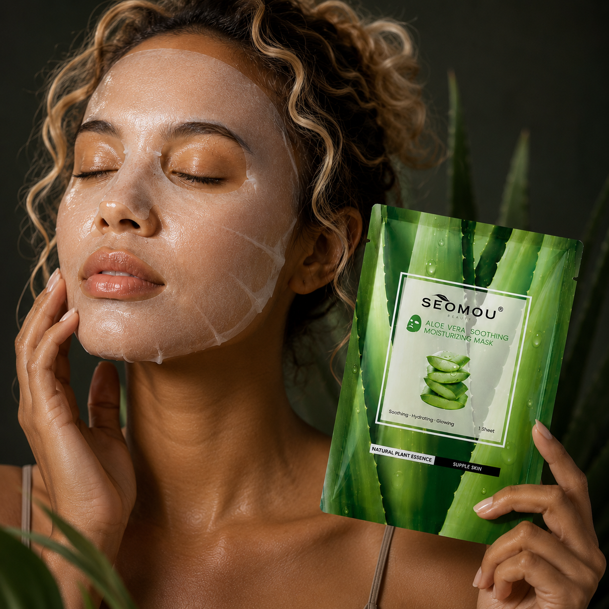 Aloe Vera Glow Maske